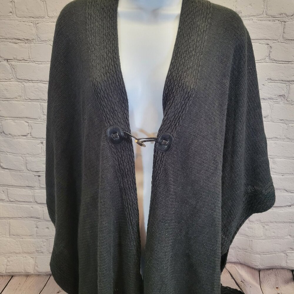 Style & Co Women's Cozy Bordered Textured Wrap